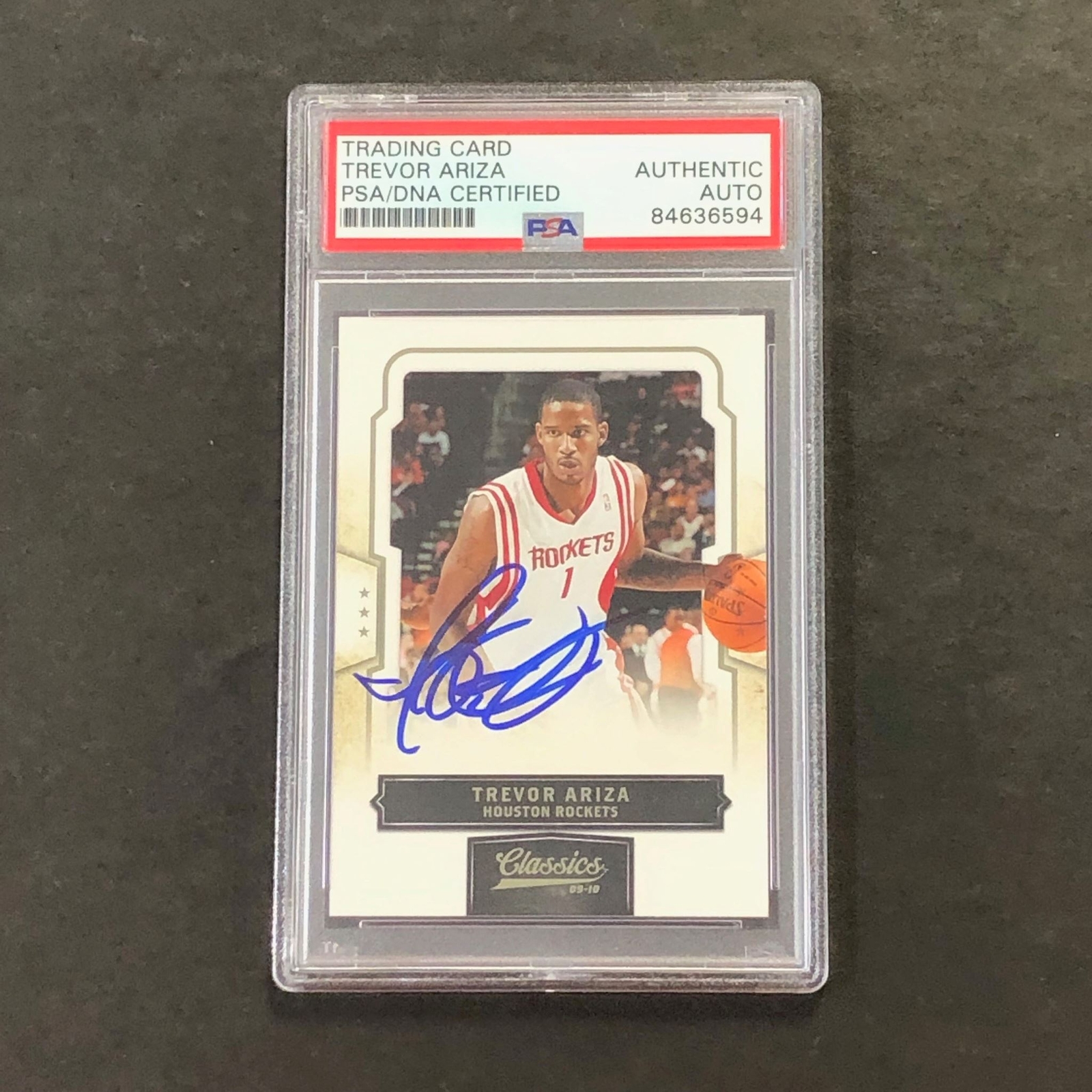 2009-2010 NBA Panini Classics #24 Trevor Ariza Signed Card AUTO PSA Slabbed Rock