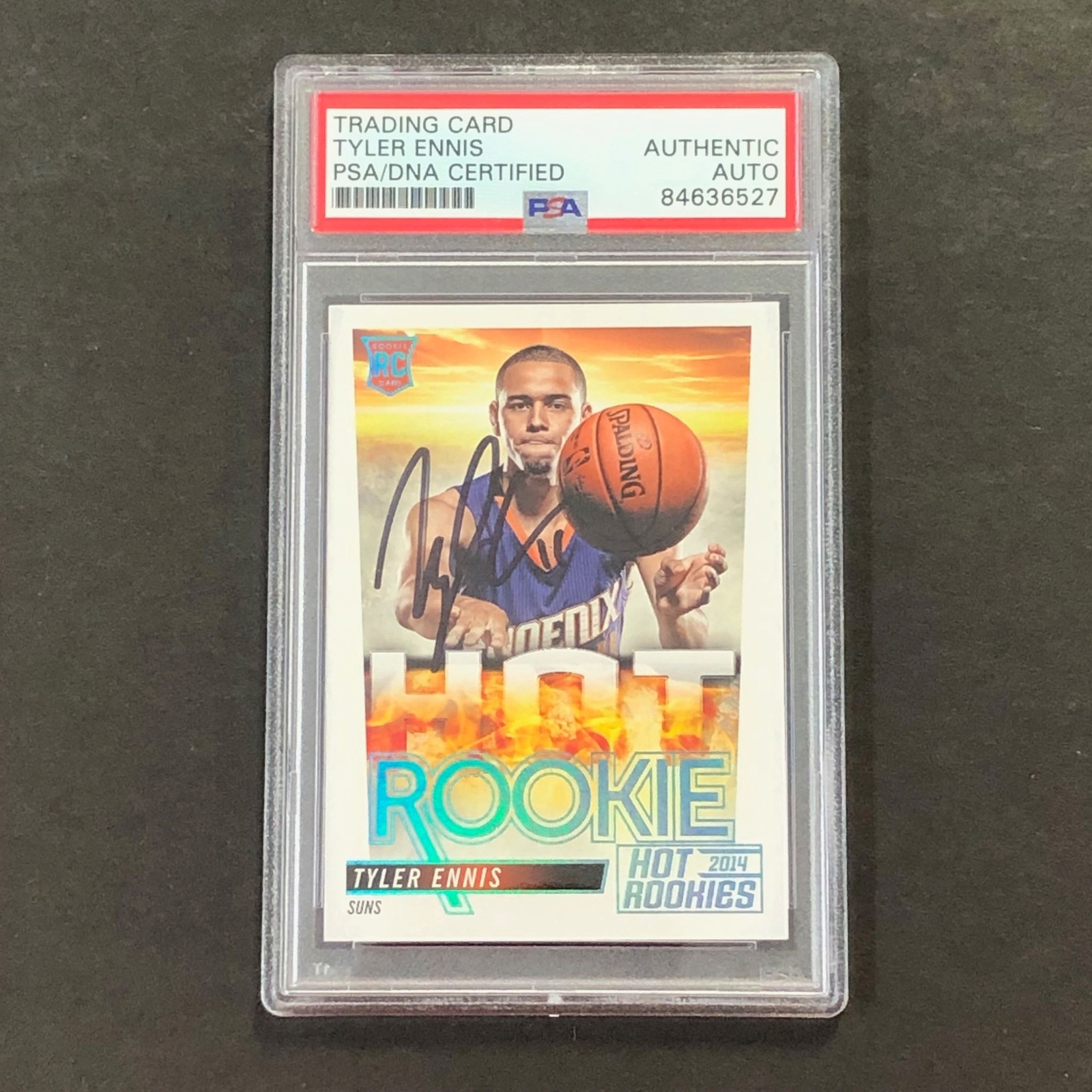 2014-15 Panini Hot Rookies #18 Tyler Ennis Signed Rookie Card AUTO PSA Slabbed R