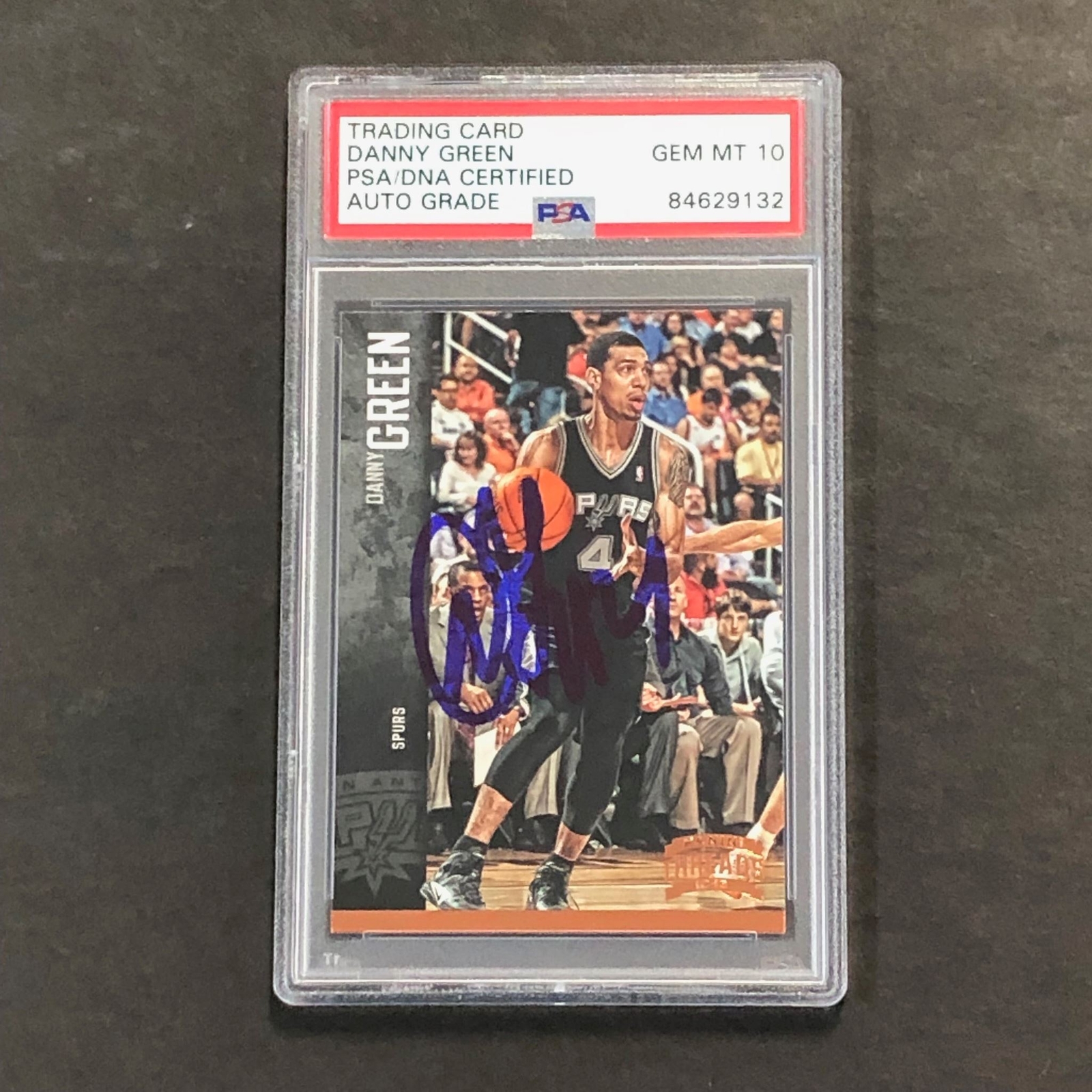 2012 Panini Threads #131 DANNY GREEN Signed Card AUTO 10 PSA Slabbed Spurs