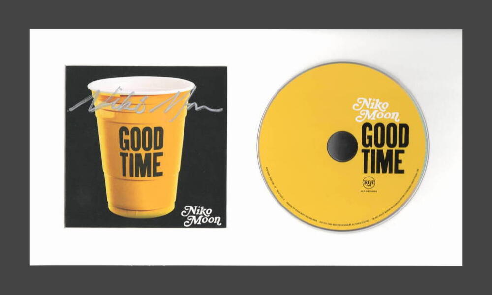 NIKO MOON SIGNED AUTOGRAPH GOOD TIME FRAMED CD DISPLAY - READY TO HANG!