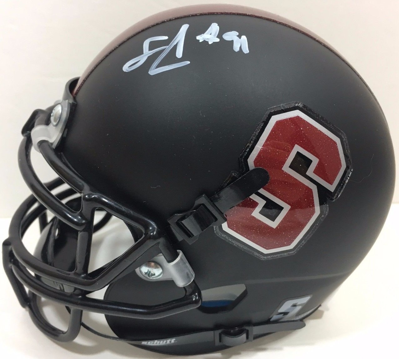 SOLOMON THOMAS SIGNED FOOTBALL HELMET MINI STANFORD CARDINALS AUTOGRAPH COA !!