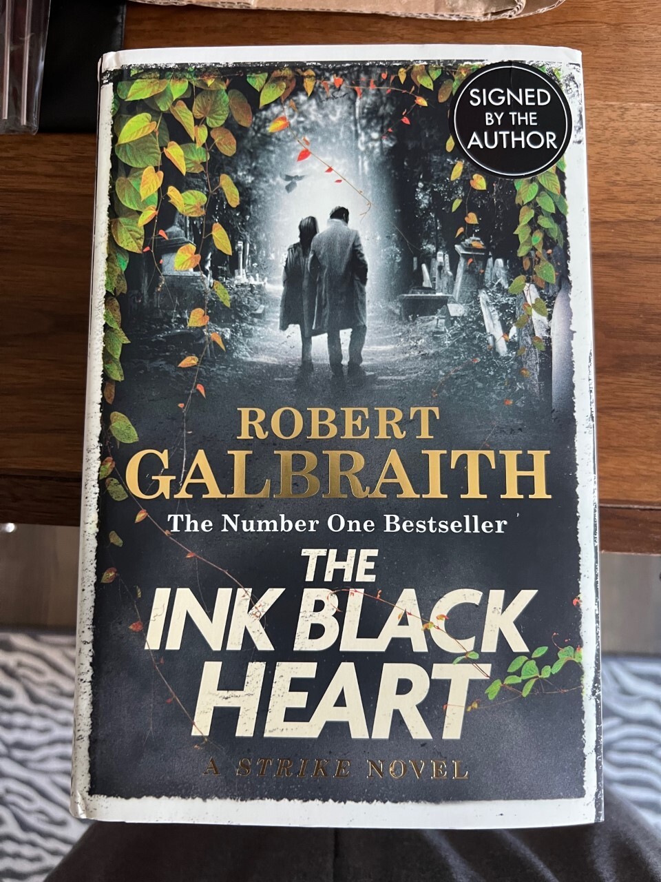 J.K. JK Rowling signed autographed The Ink Black Heart Robert Galbraith New