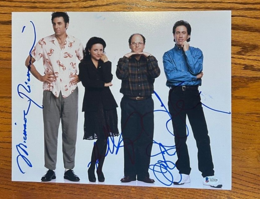 Seinfeld cast Michael Richards signed autographed 8x10 Photo Extremely Rare COA