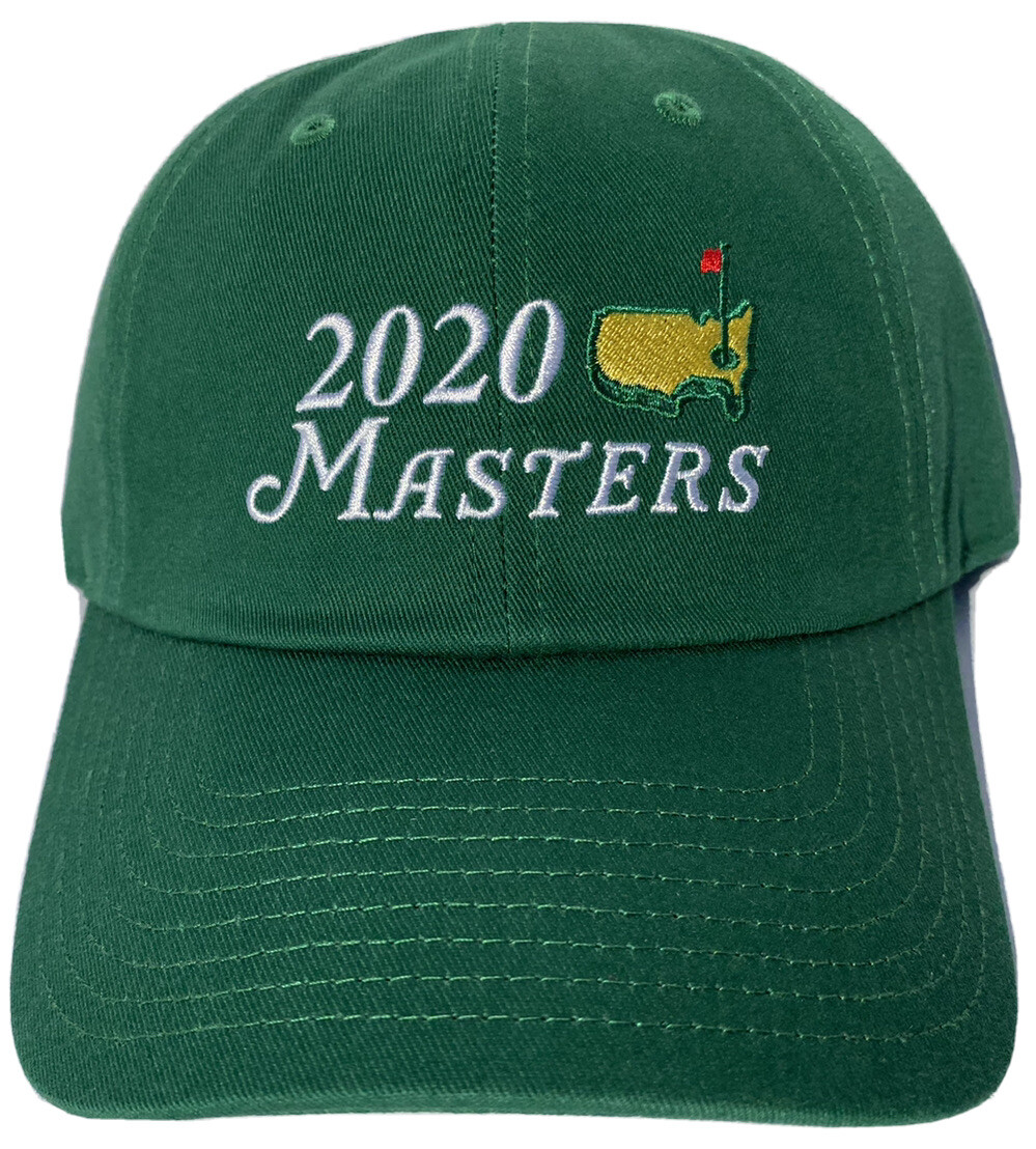2020 MASTERS GREEN COTTON MEN’S HAT AUGUSTA NATIONAL GOLF CLUB ADJUSTABLE -NEW !