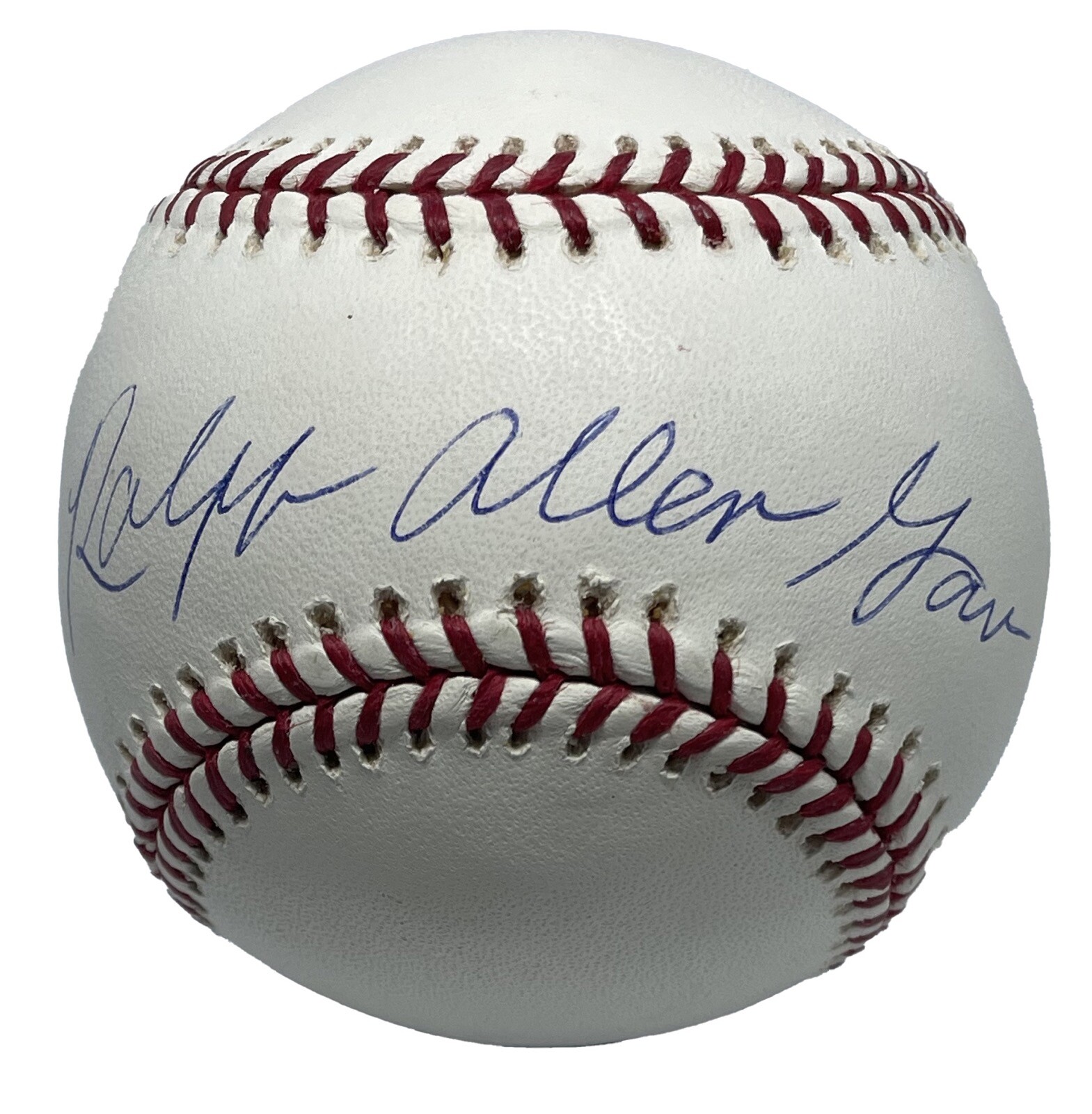 Ralph Garr Signed Baseball AIV AA21976 w/ Full Name 