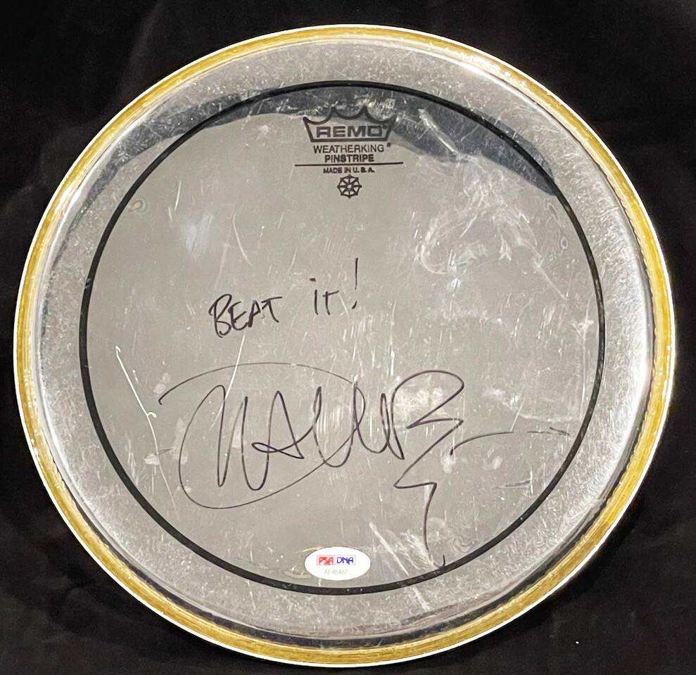 JOHN MAYER SIGNED 11” DRUMHEAD PSA DNA AF45487 FULL SIGNATURE W/ INSCRIPTION