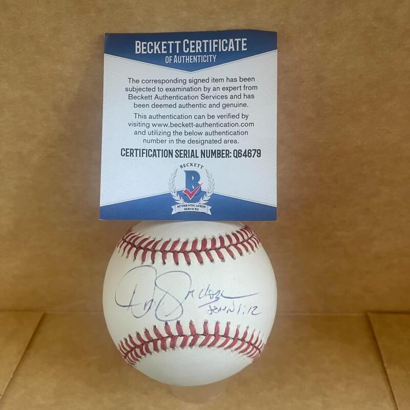 DON GORDON BLUE JAYS/INDIANS SIGNED AUTO M.L. BASEBALL BAS Q64679