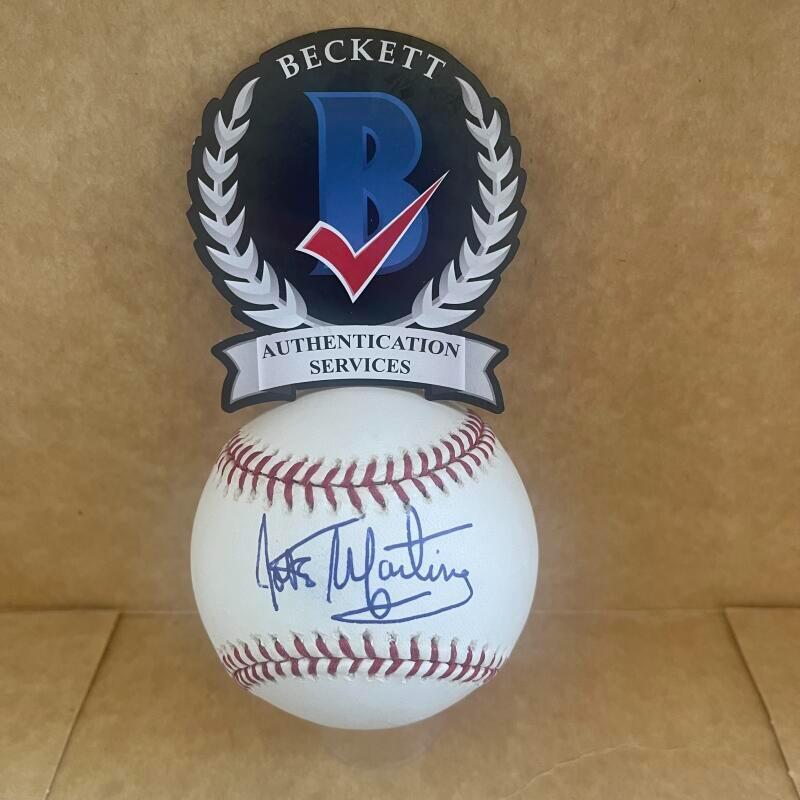 JOSE MARTINEZ PITTSBURGH PIRATES SIGNED AUTO M.L.BASEBALL BAS AUTHENTICATED