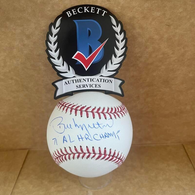 BILL MELTON AL HR CHAMP 71 SIGNED AUTO M.L. BASEBALL BAS AUTHENTICATED