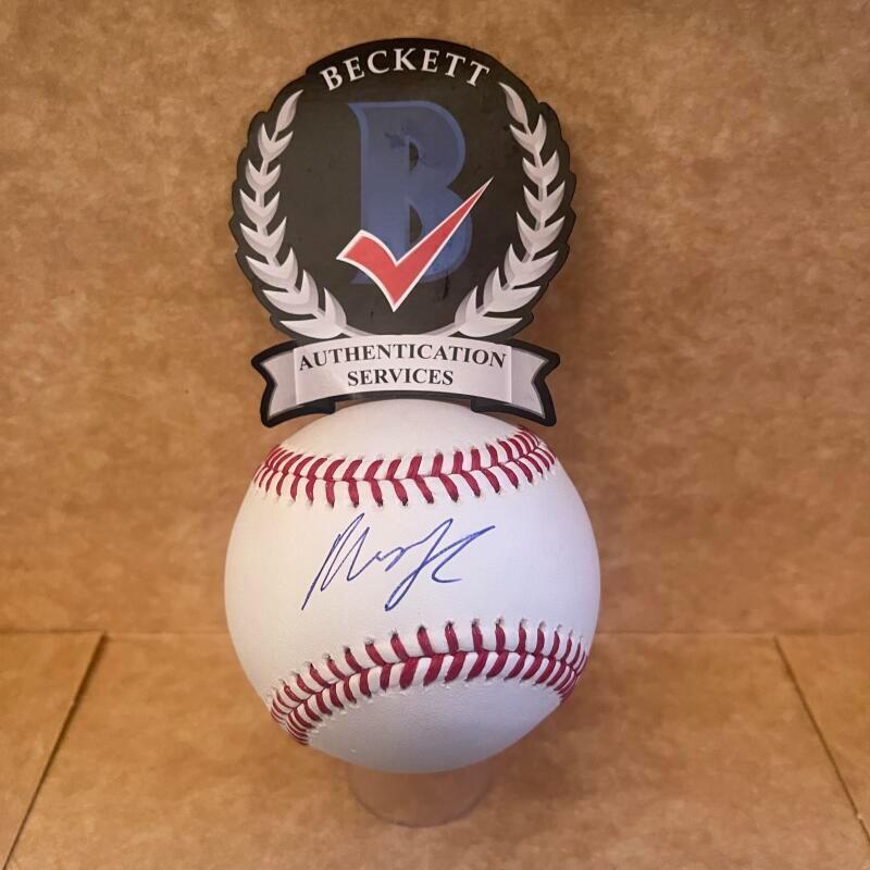 MARCO RAYA MINNESOTA TWINS SIGNED AUTO M.L. BASEBALL BECKETT AUTHENTICATED