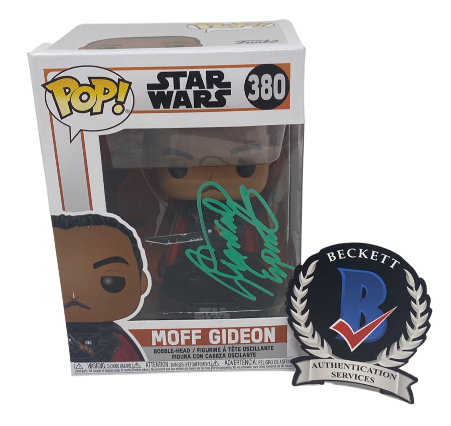 Giancarlo Esposito Signed Star Wars Funko Pop Moff Gideon Mandalorian Beckett