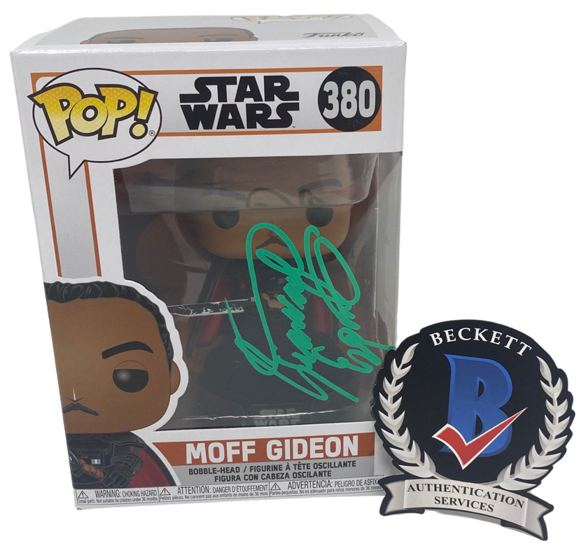 Giancarlo Esposito Signed Star Wars Funko Pop Moff Gideon Mandalorian Beckett