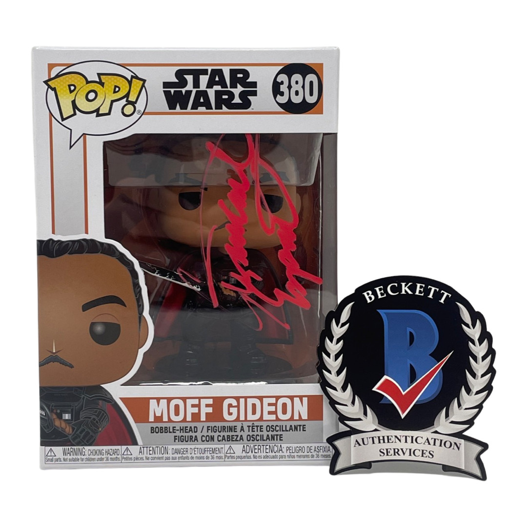 Giancarlo Esposito Signed Autograph Star Wars Funko Pop Moff Gideon Beckett COA