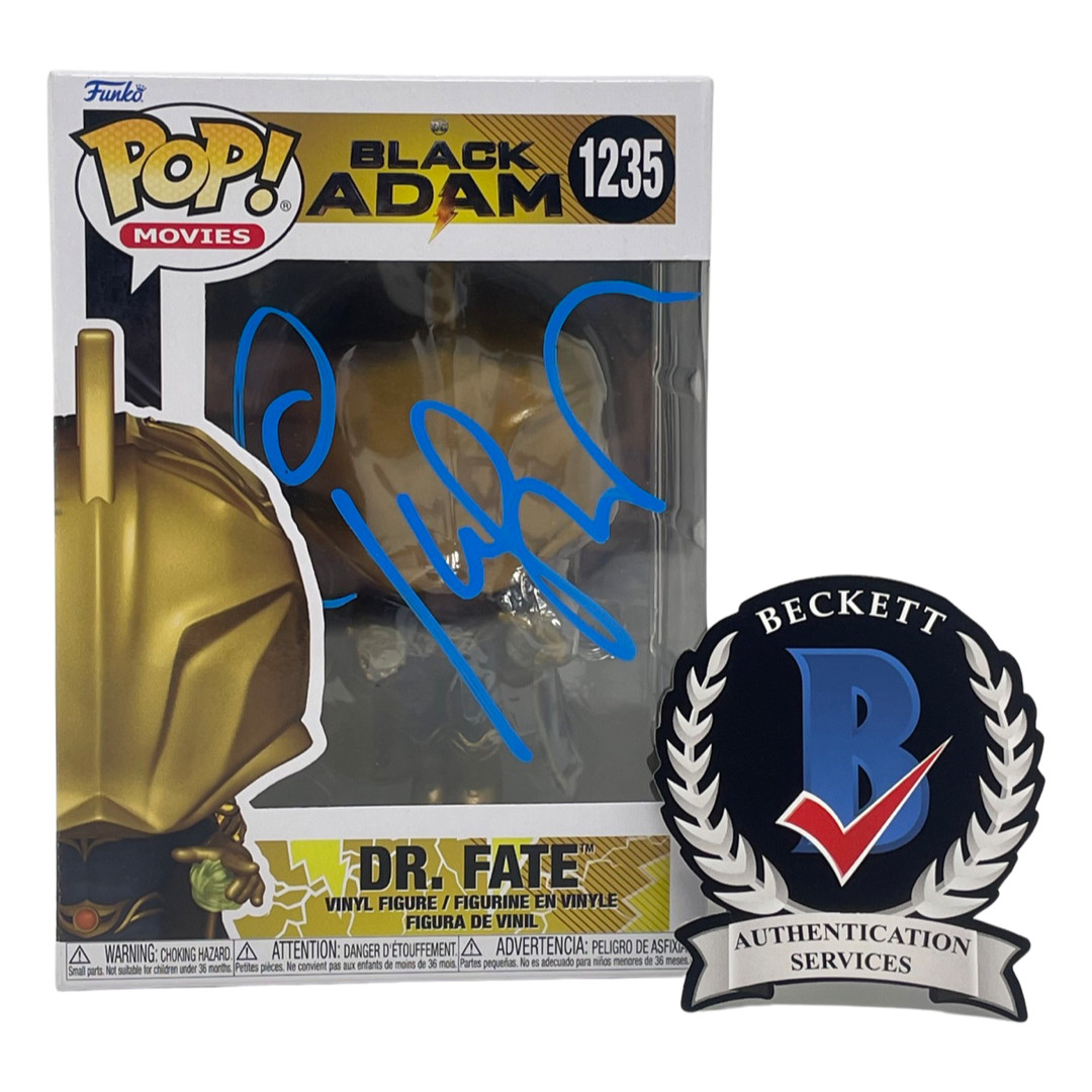 Pierce Brosnan Signed Autographed Dr. Fate Funko Pop Black Adam 1235 Beckett COA