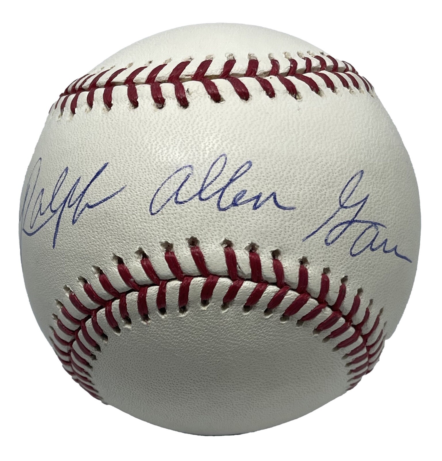 Ralph Garr Signed Baseball AIV AA21977 w/ Full Name 