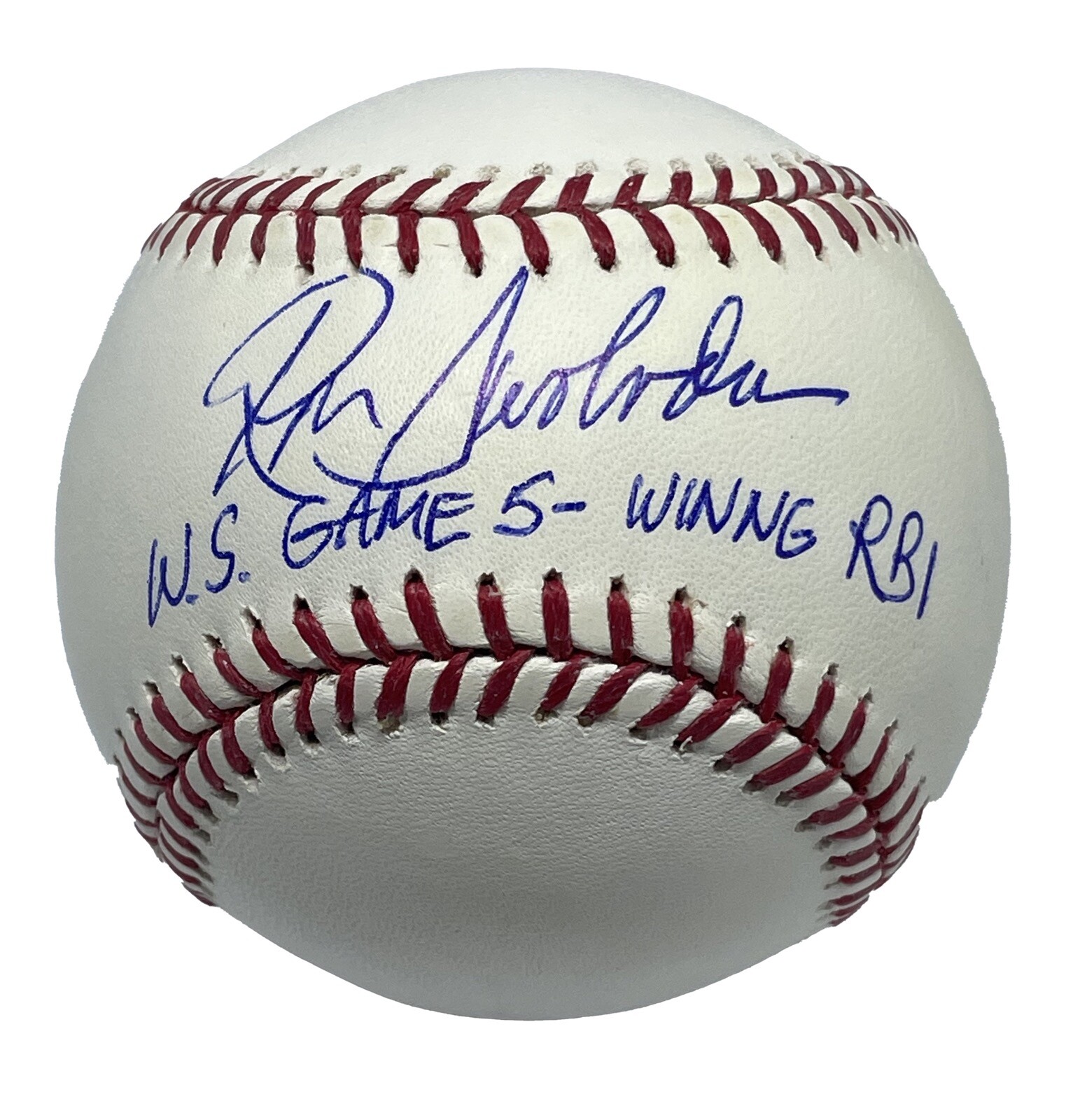 Ron Swoboda Signed MLB Baseball JSA COA W522473 w/ WS Game 5 Winning RBI Insc.