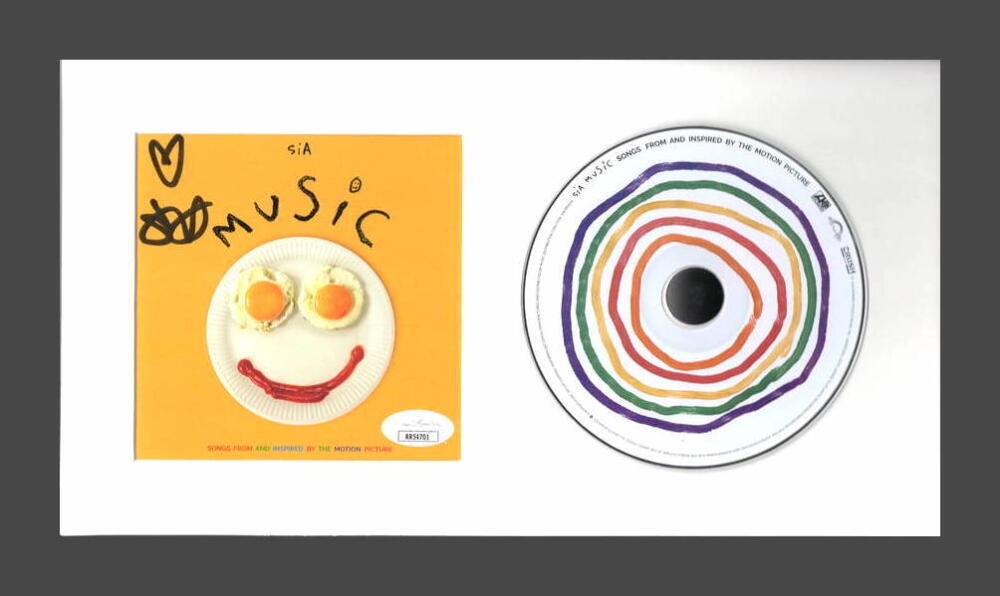 SIA SIGNED AUTOGRAPH MUSIC FRAMED CD DISPLAY - THIS IS ACTING READY TO HANG! JSA