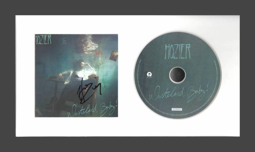 HOZIER SIGNED AUTOGRAPH WASTELAND BABY! FRAMED CD DISPLAY - READY TO HANG! RARE!