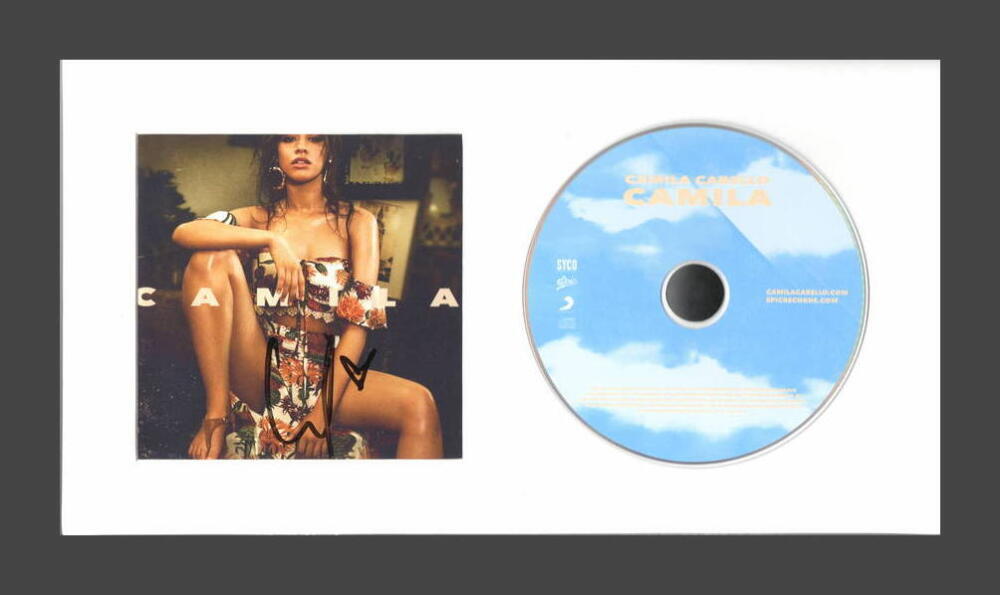 CAMILA CABELLO SIGNED AUTOGRAPH CAMILA FRAMED CD DISPLAY - RARE! READY TO HANG!