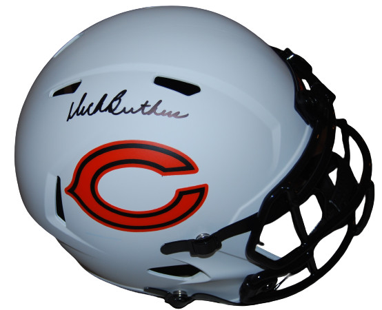 DICK BUTKUS signed (CHICAGO BEARS) Lunar F/S football helmet BECKETT WX51627