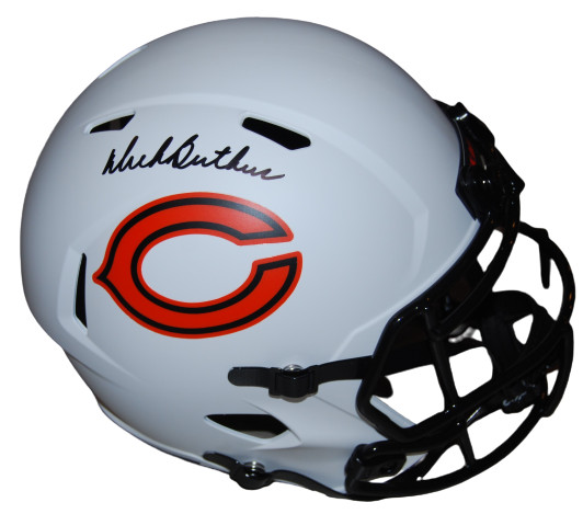 DICK BUTKUS signed (CHICAGO BEARS) Lunar F/S football helmet BECKETT WX51626