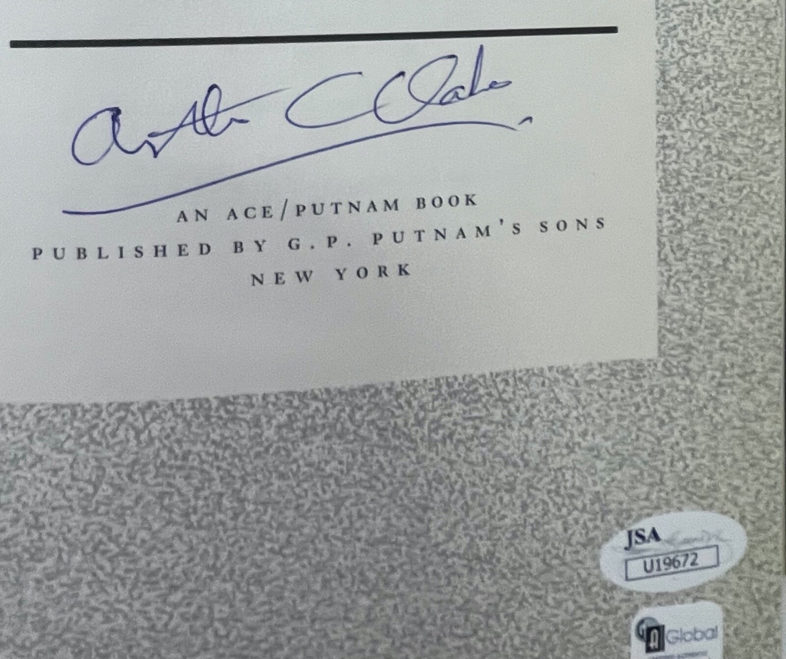 ARTHUR C CLARKE & BEDFORD SIGNED BEYOND THE FALL OF NIGHT 1990 FIRST EDITION JSA COLLECTIBLE MEMORABILIA