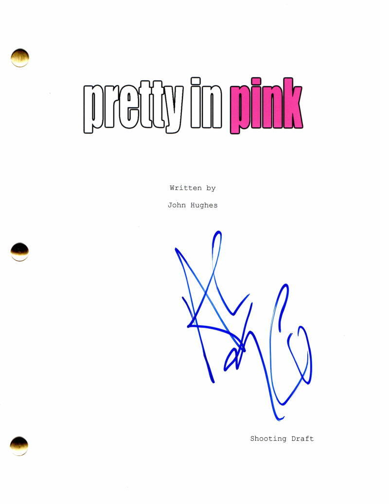 ANDREW MCCARTHY SIGNED AUTOGRAPH PRETTY IN PINK FULL MOVIE SCRIPT MOLLY RINGWALD