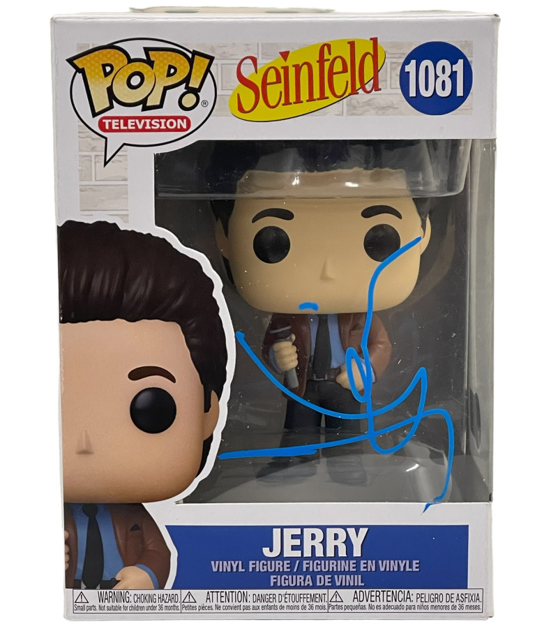 JERRY SEINFELD SIGNED POP FUNKO FIGURE 1081 AUTHENTIC AUTOGRAPH BECKETT HOLOGRAM