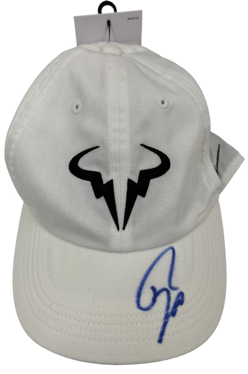 RAFAEL NADAL SIGNED OFFICIAL NIKE HAT AUTHENTIC AUTOGRAPH BECKETT AUTHENTICATED