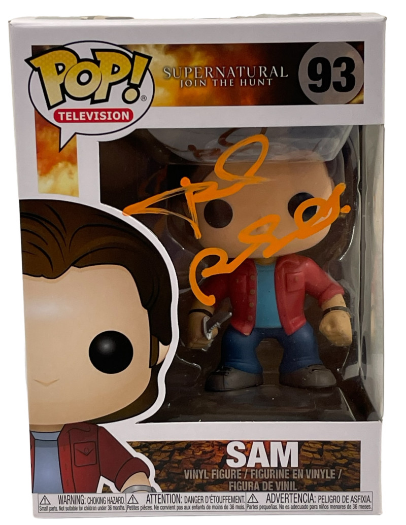 JARED PADALECKI SIGNED POP FUNKO FIGURE 93 SUPERNATURAL SAM AUTOGRAPH BECKETT 2