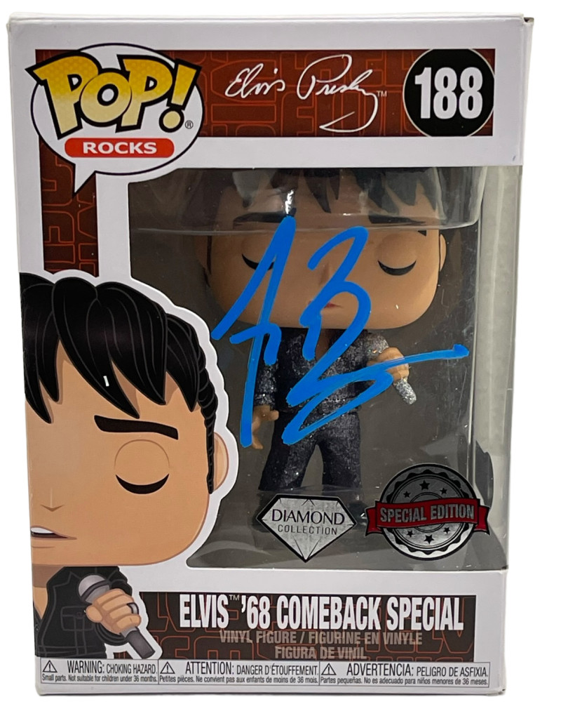 AUSTIN BUTLER SIGNED ELVIS 68 SPECIAL FUNKO FIGURE 188 AUTOGRAPH BECKETT 4
