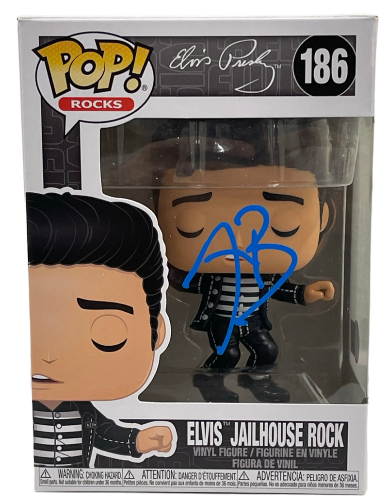 AUSTIN BUTLER SIGNED ELVIS JAILHOUSE ROCK FUNKO FIGURE 186 AUTOGRAPH BECKETT 3