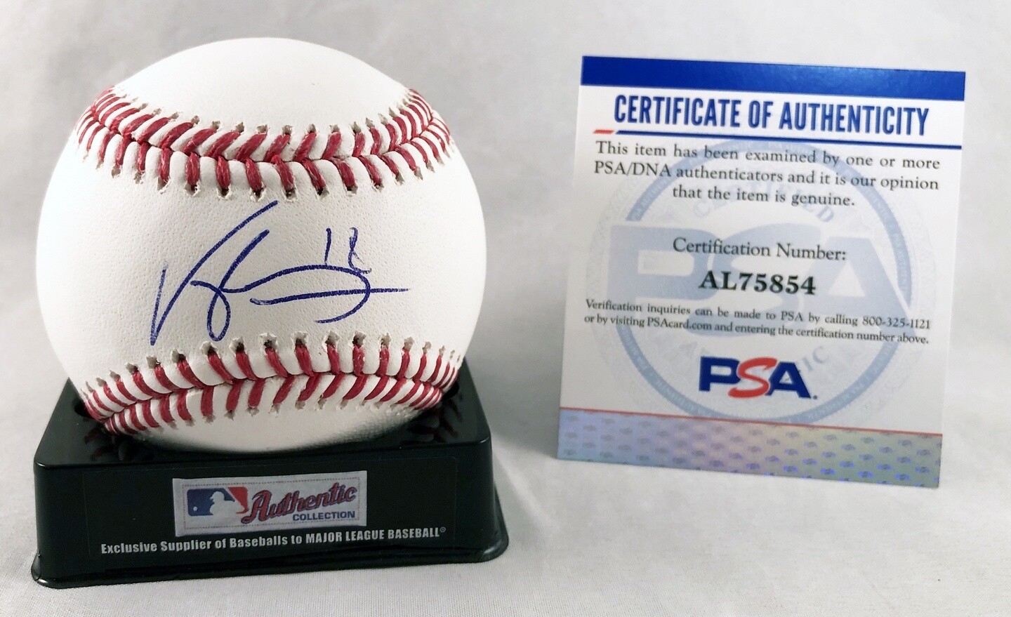 Vaughn Grissom Signed Authentic MLB Baseball Atlanta Braves PSA/DNA 3 COA