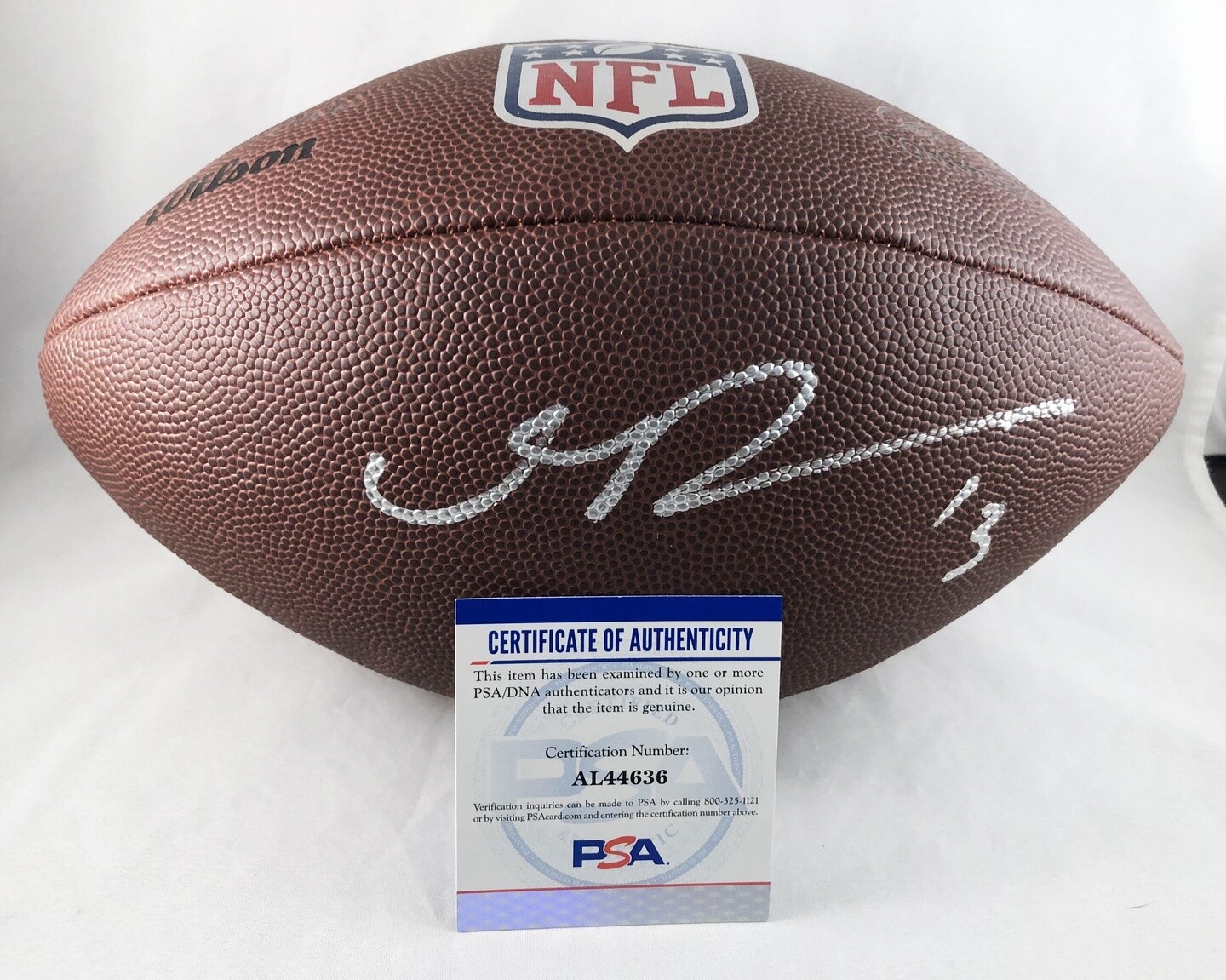 Buffalo Bills Gabriel Davis Signed Full Size NFL Football PSA/DNA COA