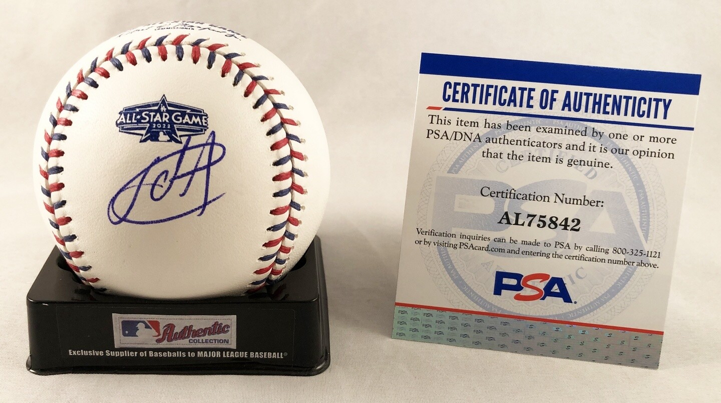 Miami Marlins Sandy Alcantara Signed 2022 All Star Baseball PSA/DNA COA