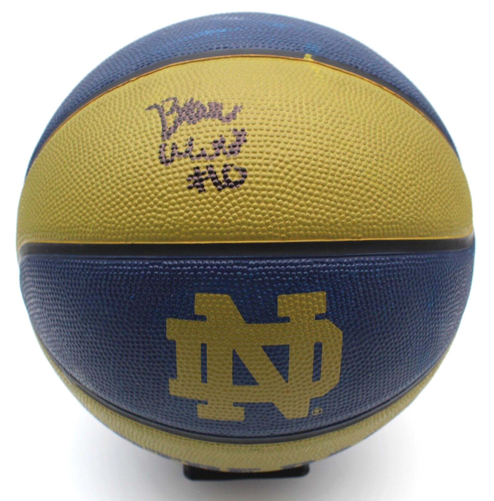 Blake Wesley Signed Notre Dame Fighting Irish Basketball w/PSA DNA COA AM15226