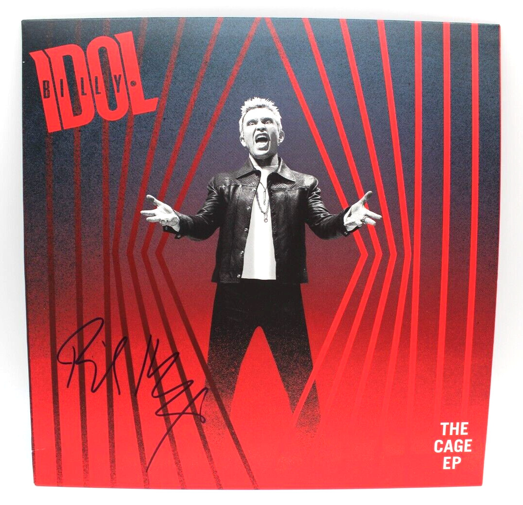 Billy Idol Signed The Cage EP New Vinyl Record Album W/Beckett BAS COA BH033875