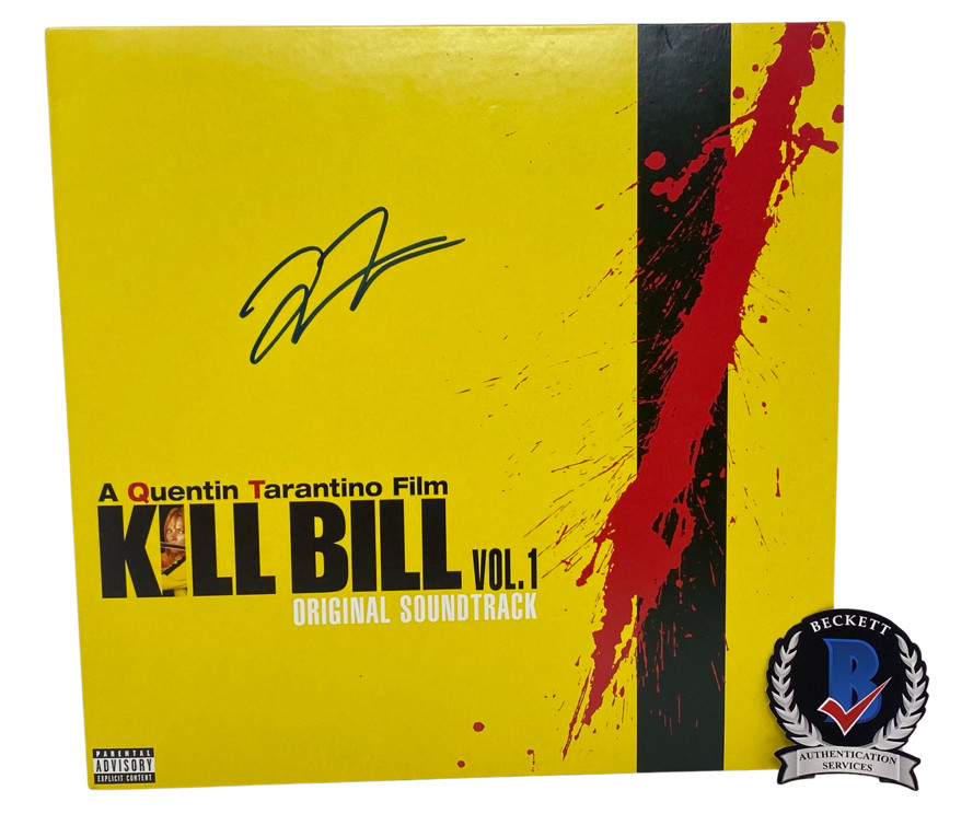 Quentin Tarantino Signed Kill Bill Vol 1 Soundtrack Vinyl Album LP Beckett COA