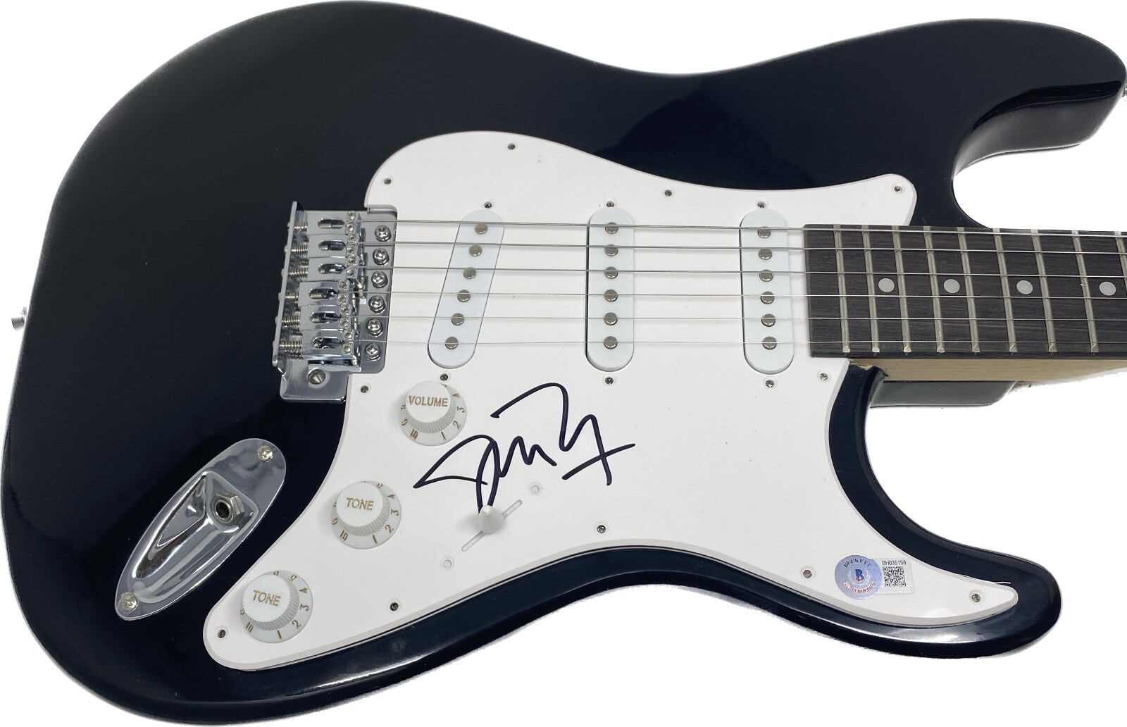 Jerry Harrison Signed Autographed Electric Guitar Talking Heads Beckett COA
