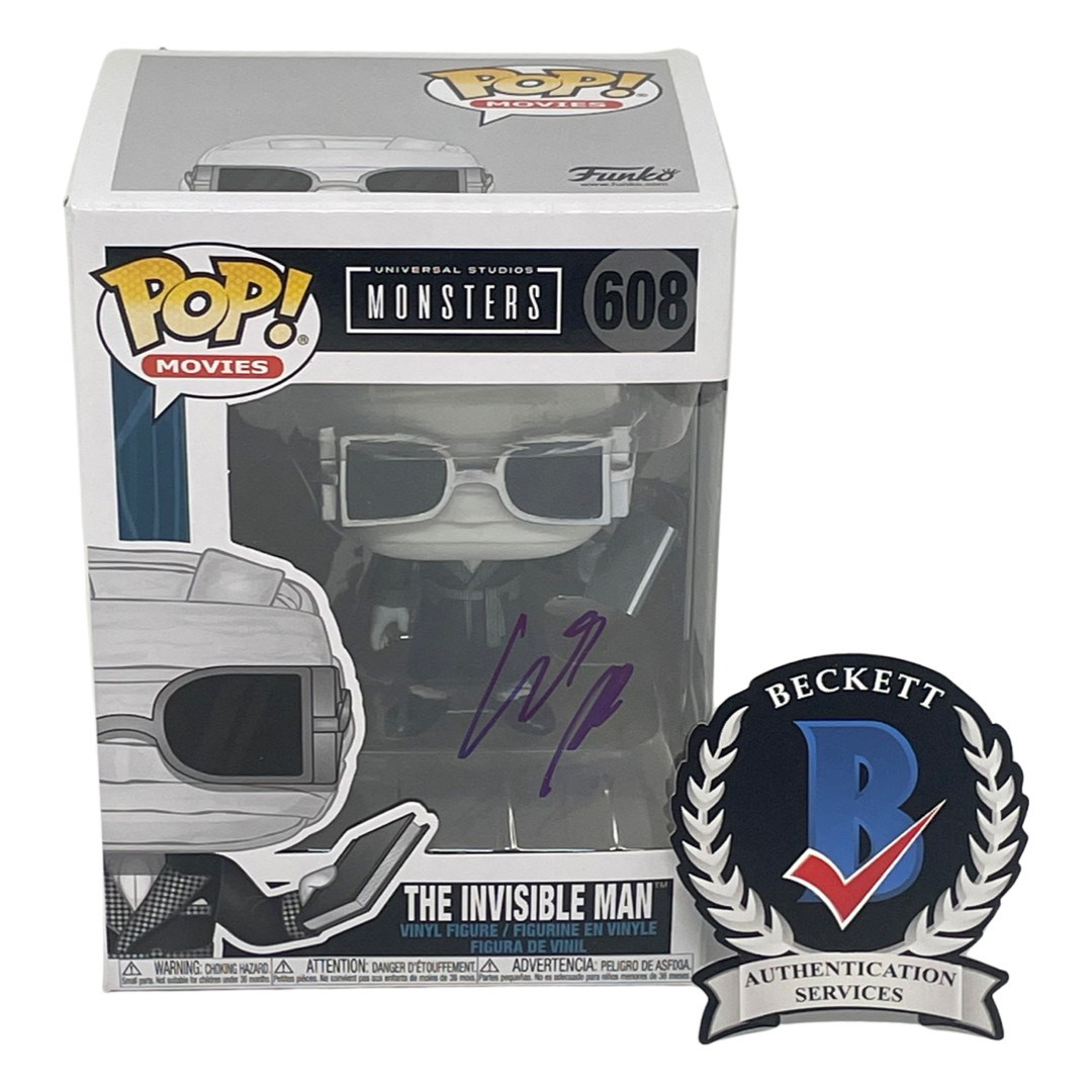 Elisabeth Moss Signed Autographed The Invisible Man Funko Pop Horror Beckett COA