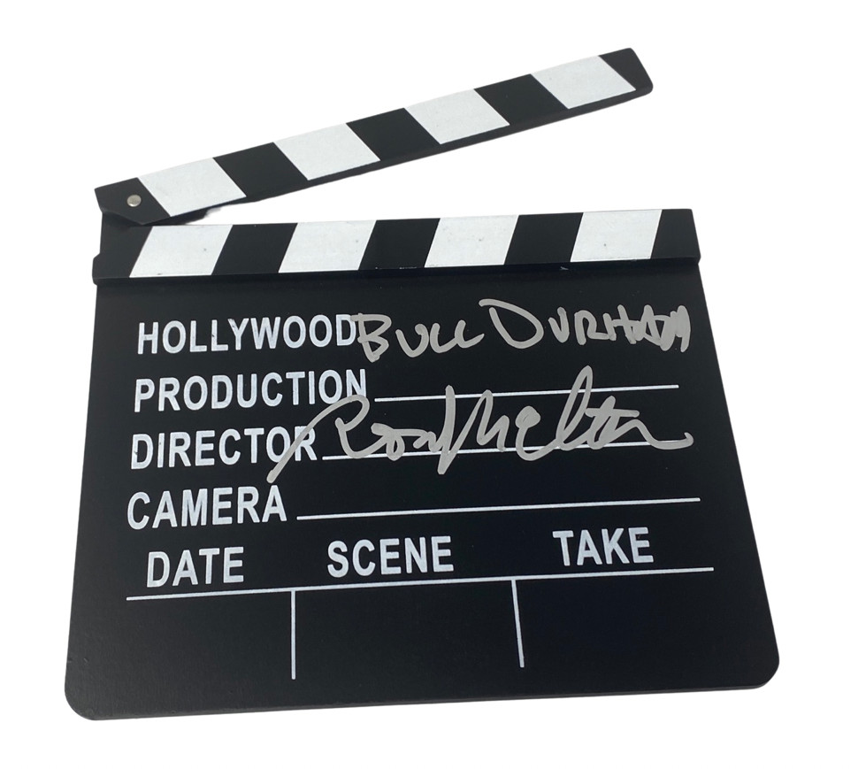 Ron Shelton Signed Autographed Director's Clapboard Bull Durham Beckett COA