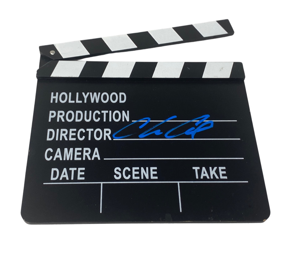 Chris Columbus Signed Director's Clapboard The Goonies Harry Potter Beckett COA