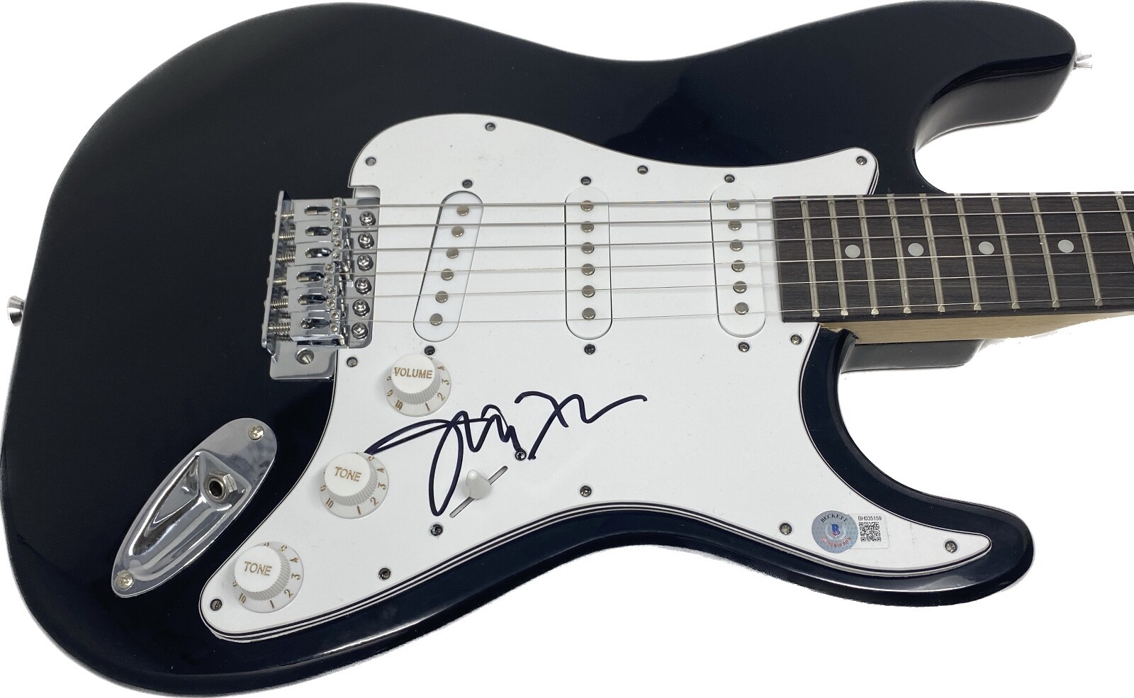 Jerry Harrison Signed Autographed Electric Guitar Talking Heads Beckett COA
