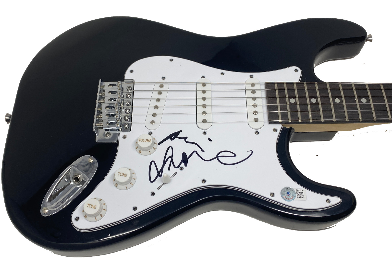 The Kills Band Signed Electric Guitar Alison Mosshart Jamie Hince Beckett COA