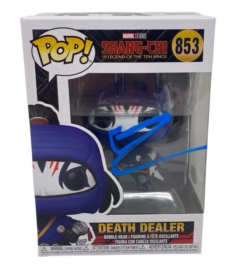 Andy Le Signed Autographed Shang-Chi Death Dealer Funko Pop #853 Figure ACOA COA