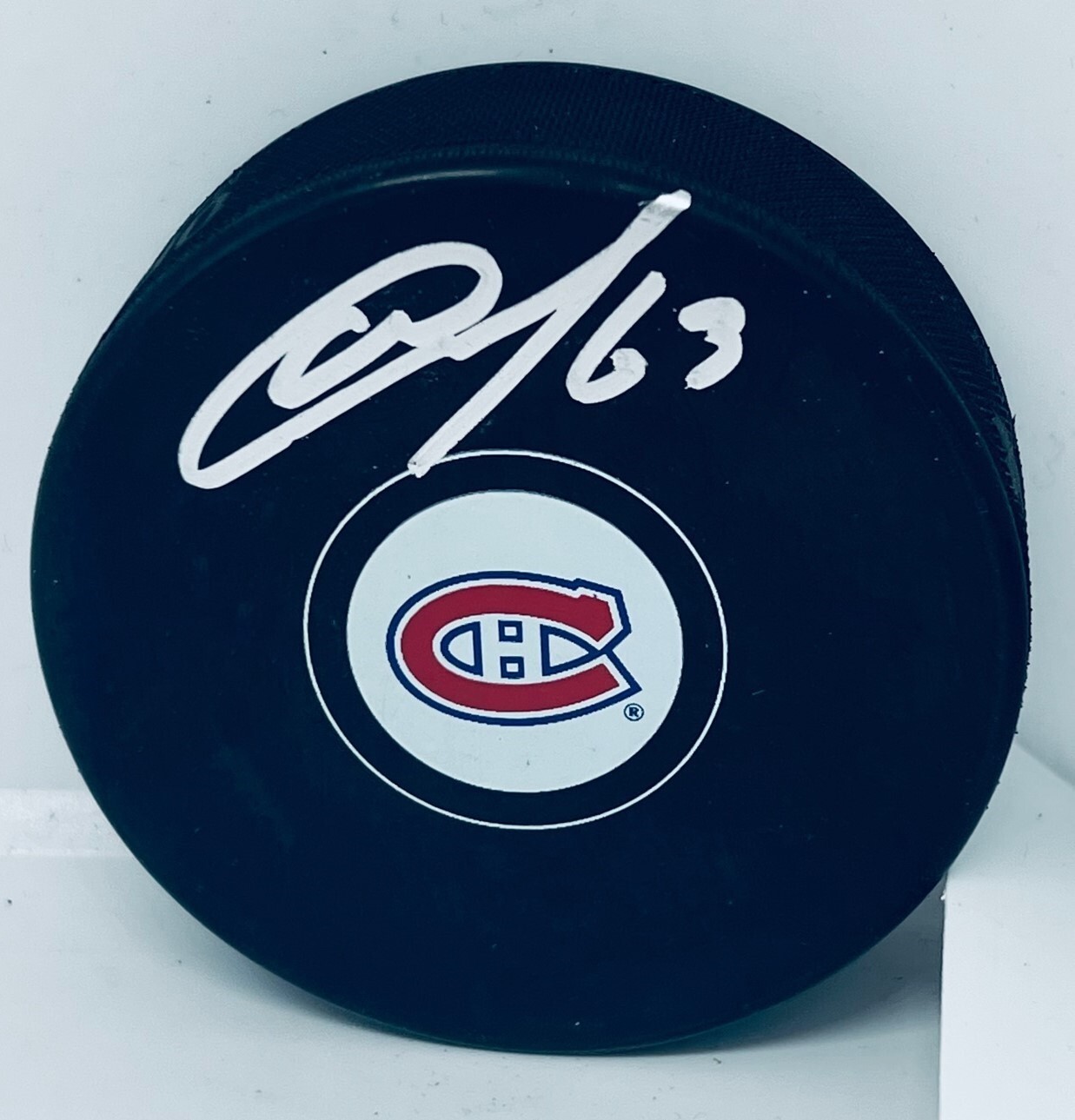 Evgenii Dadonov signed Montreal Canadiens Puck autographed Habs
