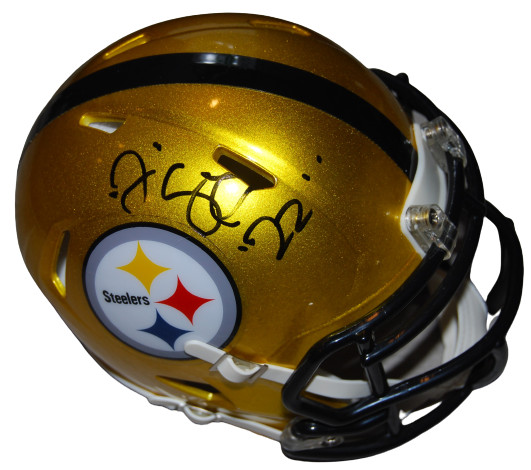 DUCE STALEY signed (PITTSBURGH STEELERS) mini football helmet BECKETT BH087484