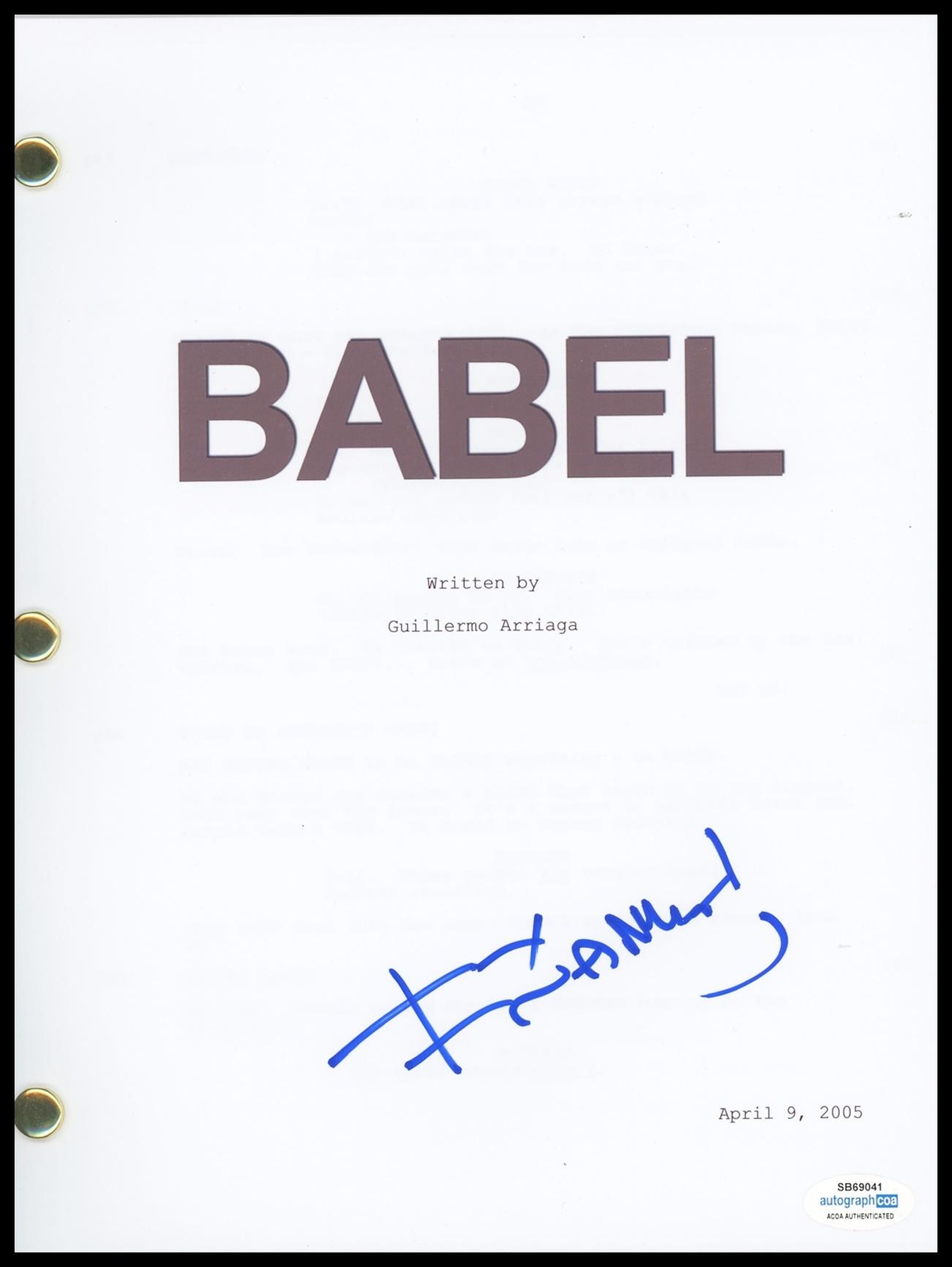 Alejandro Gonzalez Inarritu 