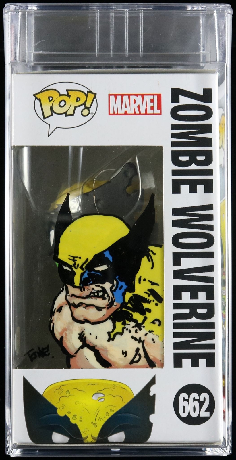 TONE RODRIGUEZ SIGNED FUNKO POP #662 PSA/DNA ENCAPSULATED ZOMBIE WOLVERINE AUTO COLLECTIBLE MEMORABILIA