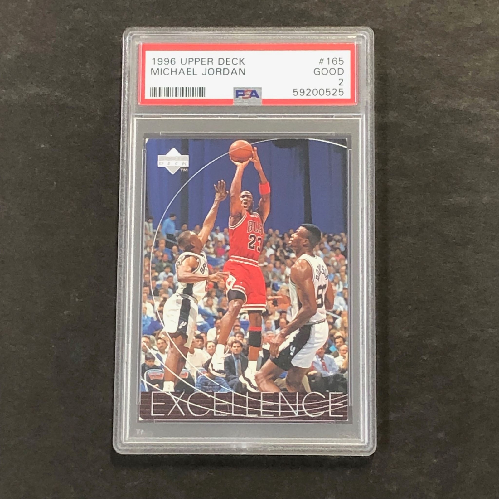 1996 Upper Deck #165 Michael Jordan PSA 2 Good Bulls